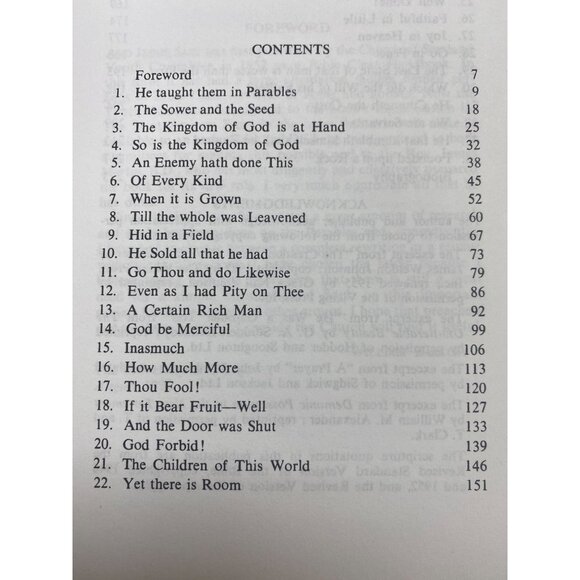 The Parables Of Jesus By William Barclay Paperback - Picture 3 of 3